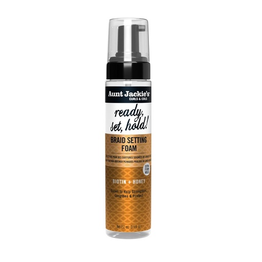 [1-645-08-1243] Ready, Set, Hold! Braid Setting Foam with Extra Firm Hold 8 oz