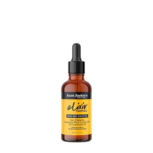 [1-628-02-2446] Saw Palmetto, Jamaican Black Castor & Grapeseed Oil Elixir Hair & Scalp Oil 2 oz